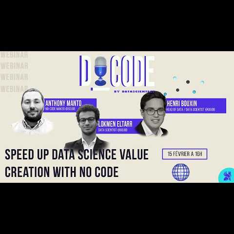 💡 Speed up Data Science value creation with No code
